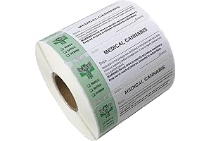 FirstZi 2000 Pack 2.6" x 1" Universal Safety Warning Labels