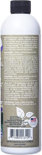 Miniatura 4 de POND BOSS Acondicionador removedor de cloro Plus, 16 onzas