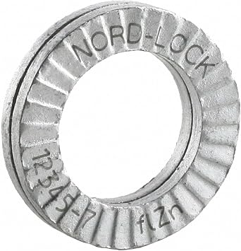 Nord-Lock 1644 Wedge Locking Washer - Carbon Steel - Zinc Flake Coated - M14 9/16" - Pkg of 100