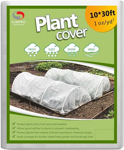 Plant Covers Freeze Protection, 10ft x 30ft 1.0oz/yd² Reusable Floating