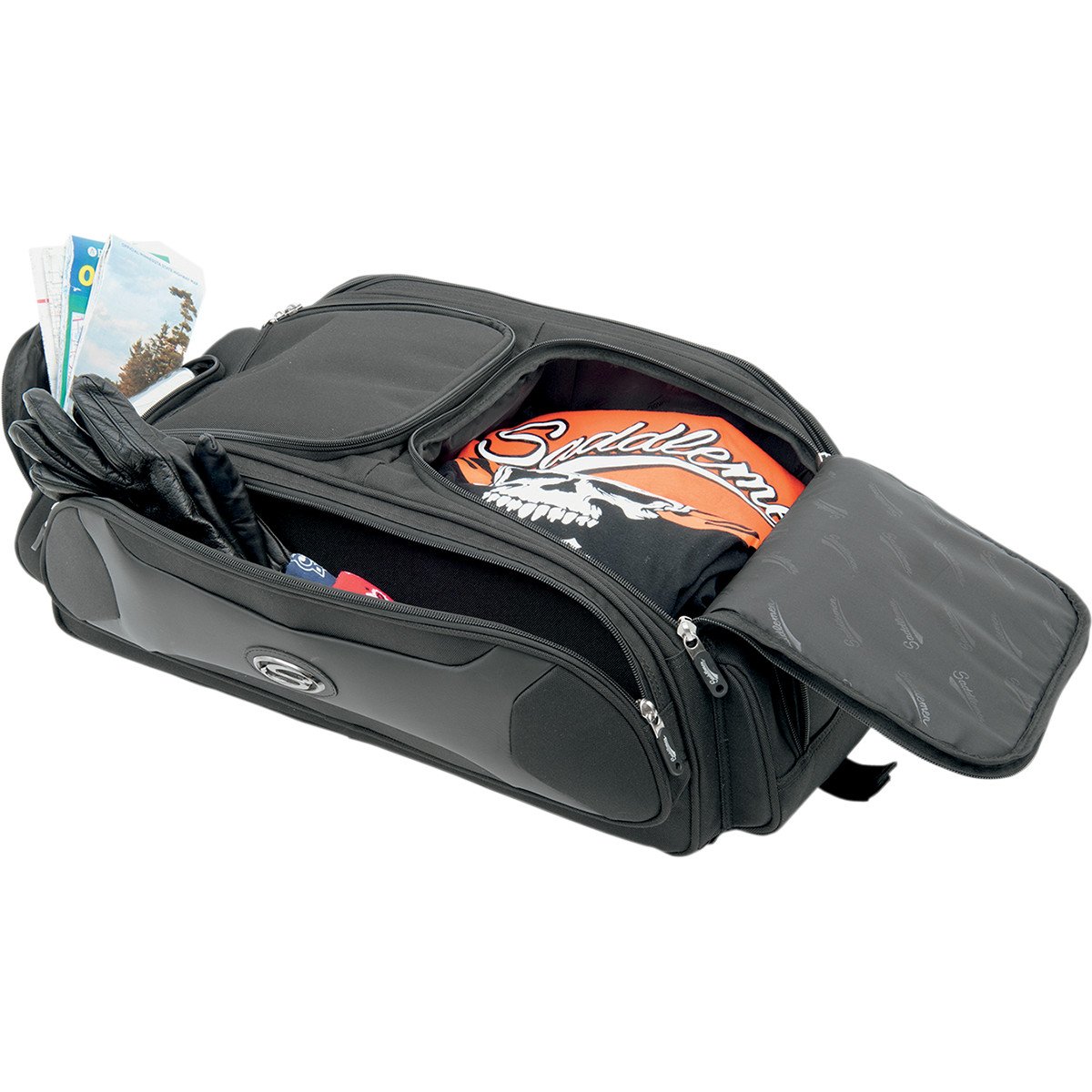 Saddlemen 3515-0140 Bolsa Deportiva para Maletero y Rack, Color Negro, 15.7 Pulgadas de Ancho x 14 de Alto x 9.5 de Profundidad