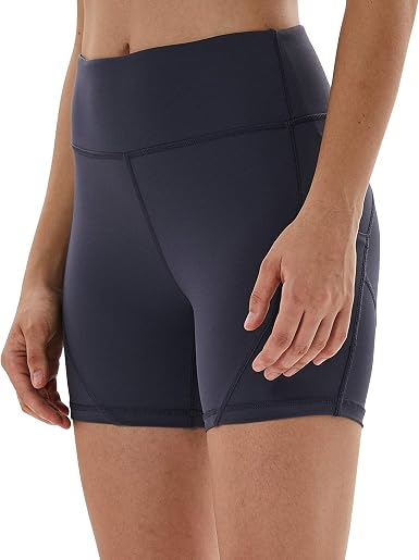 Amazon.com: Nesyd Pantalones cortos elásticos para mujer, para ciclismo,  deporte, correr, gimnasio, atletismo, yoga, entrenamiento, con bolsillos :  Ropa, Zapatos y Joyería