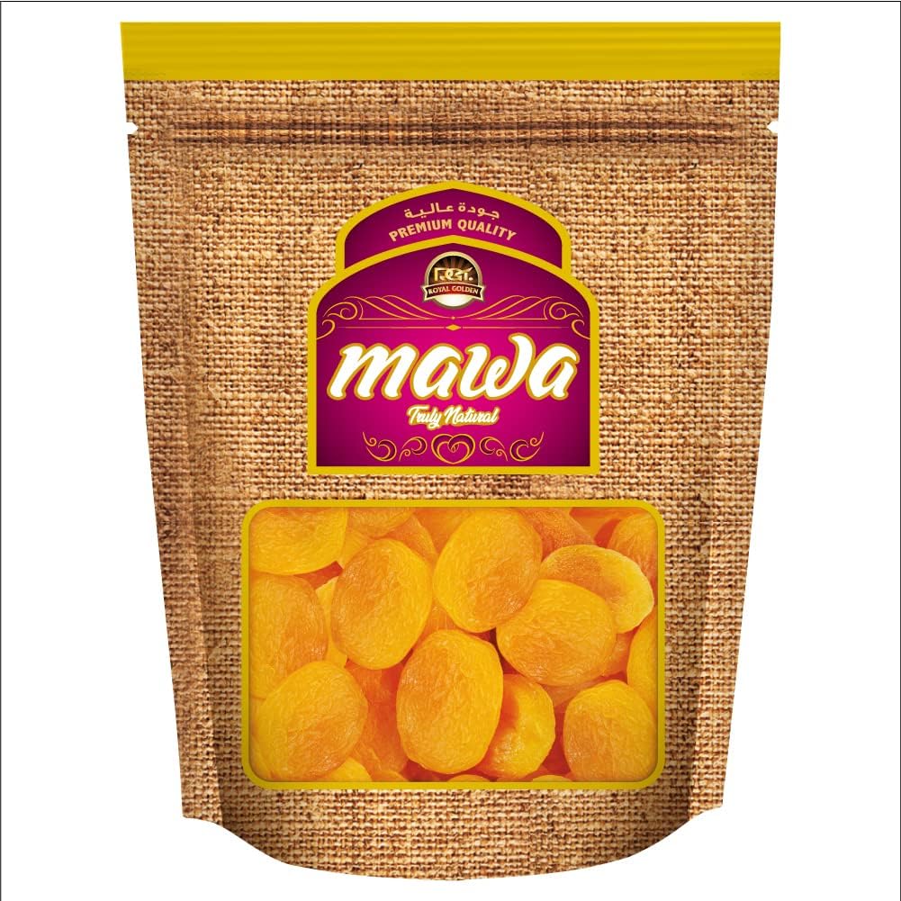 Dried Apricots 500g | Apricots Dried from Mawa Dry Fruits Variety | Dried Fruits |Size 1 Jumbo | Resealable zipper Pouch 500g