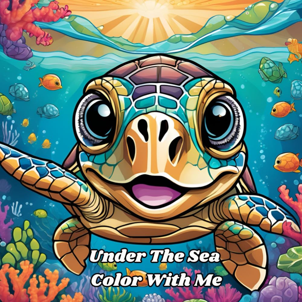 Under The Sea: Color With Me Coloring Book
