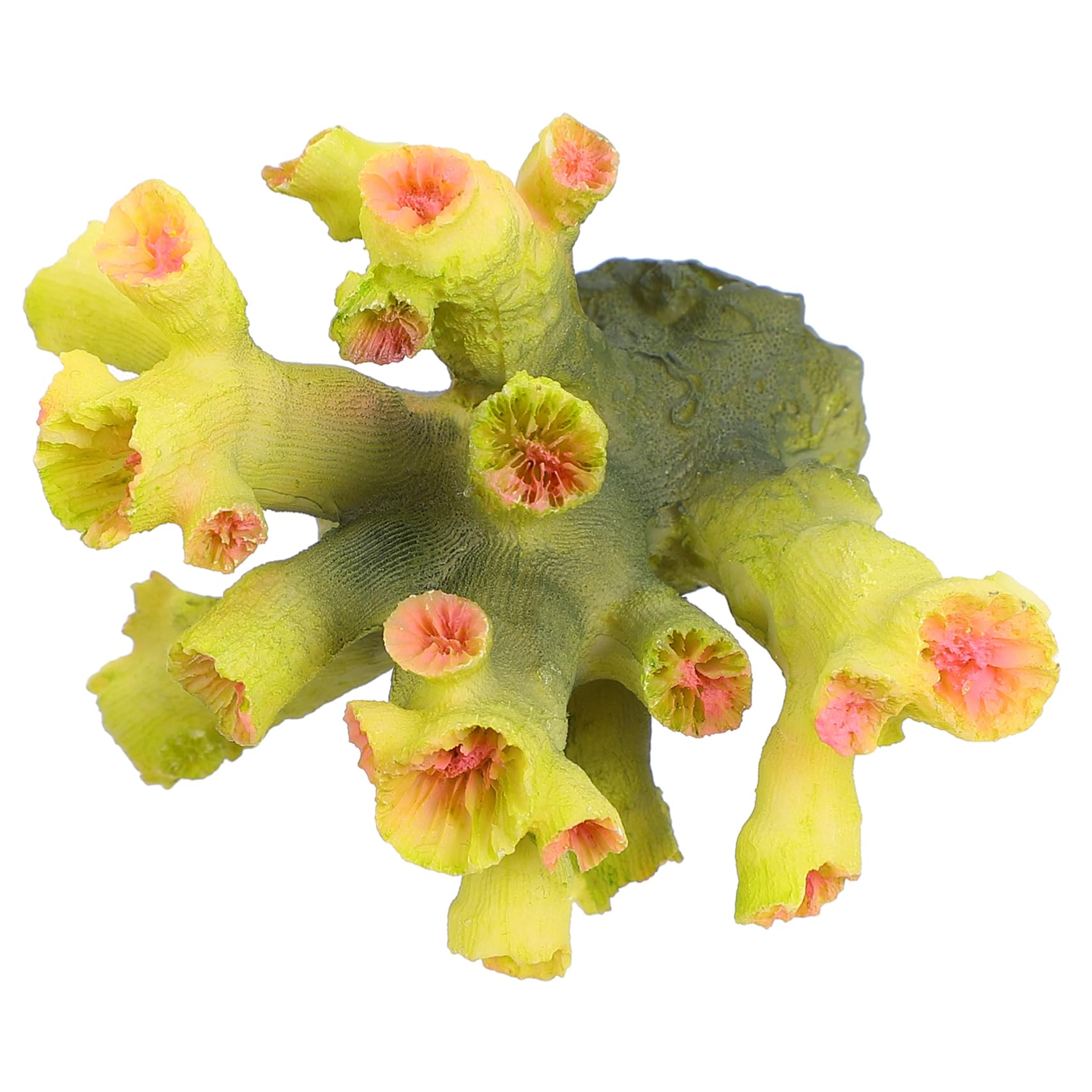 Cabilock Simulation Coral Aquarium Ornament Vibrant Fake Coral Landscape Decor for Fish Tank Enhance Underwater Scene with Realistic Resin Craft Design for Aquarium Decoration