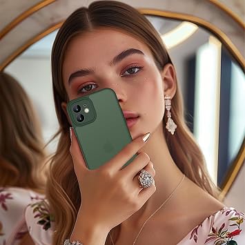 ORDA Case for iPhone 11 Full Camera Protection Shockproof Green Matte mobile phone case for iPhone 11 scratch-resistant translucent back protective case anti-fingerprint case