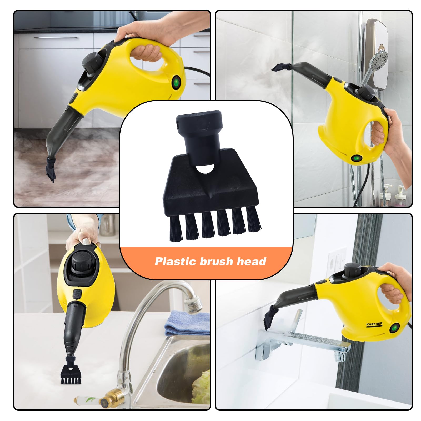 Große Fugenbürste Für Kärcher SC1-SC5 - Ersatzteil 2.863-334.0 Fliesenreinigung