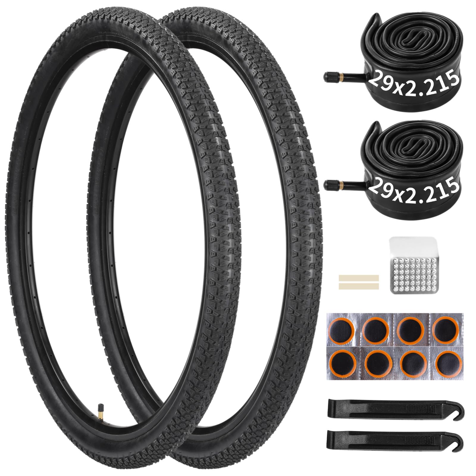 reifenumfang 29 zoll mountainbike Fahrradreifen Set – 29 Zoll MTB Reifen 29×2,125″/54-622 – 2 Fahrrad Reifen 29Zoll + 2 Schläuche & Reparaturset – Faltbare Gummireifen für Mountainbike, Trail & Gelände – Ersatzreifen Kit Sport & Freizeit CHOOSE RING SIZE ::10¼ Filter_VehicleCode: VLDRS Cannondale Topstone Carbon 105