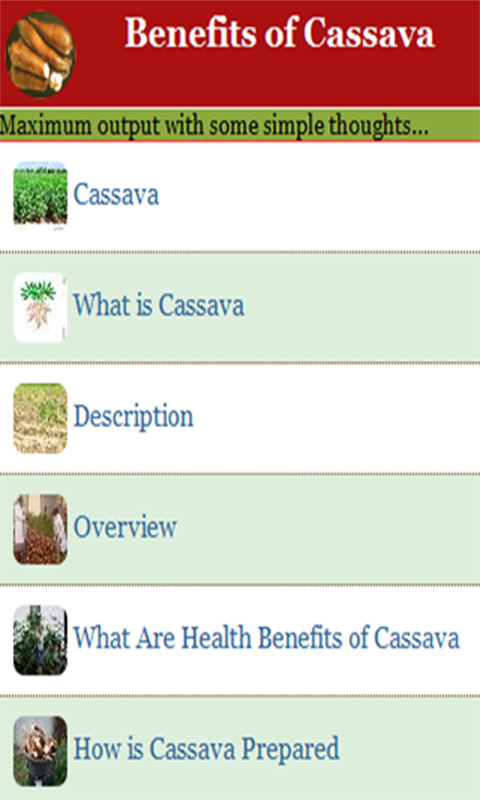 Cassava Nutritional Benefits