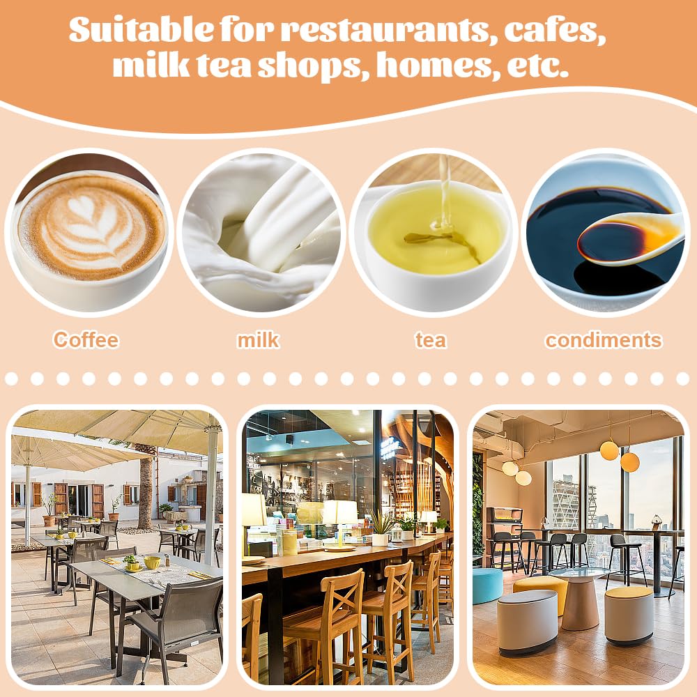 6 Pezzi Mini Brocca per Latte in Ceramica con Manico 90ml Brocca per Salsa da Cucina,Mini Lattiera Bricco Latte Porcellana,Tazza da Caffè e Salse,Piccola Brocca per Caffè,Panna,Latte, Bianco
