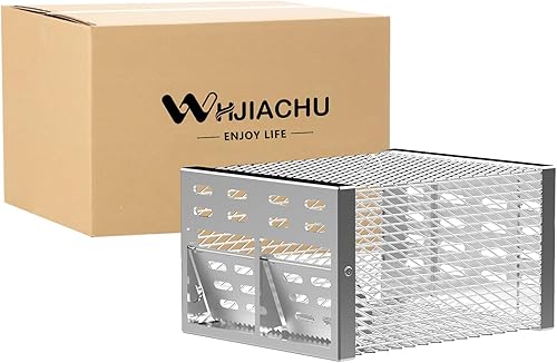 Miniatura 7 de Trampa para ratas, trampa humana para ratones con diseño de puerta unidireccional de doble apertura, trampa automática para mouse de ciclo continuo,