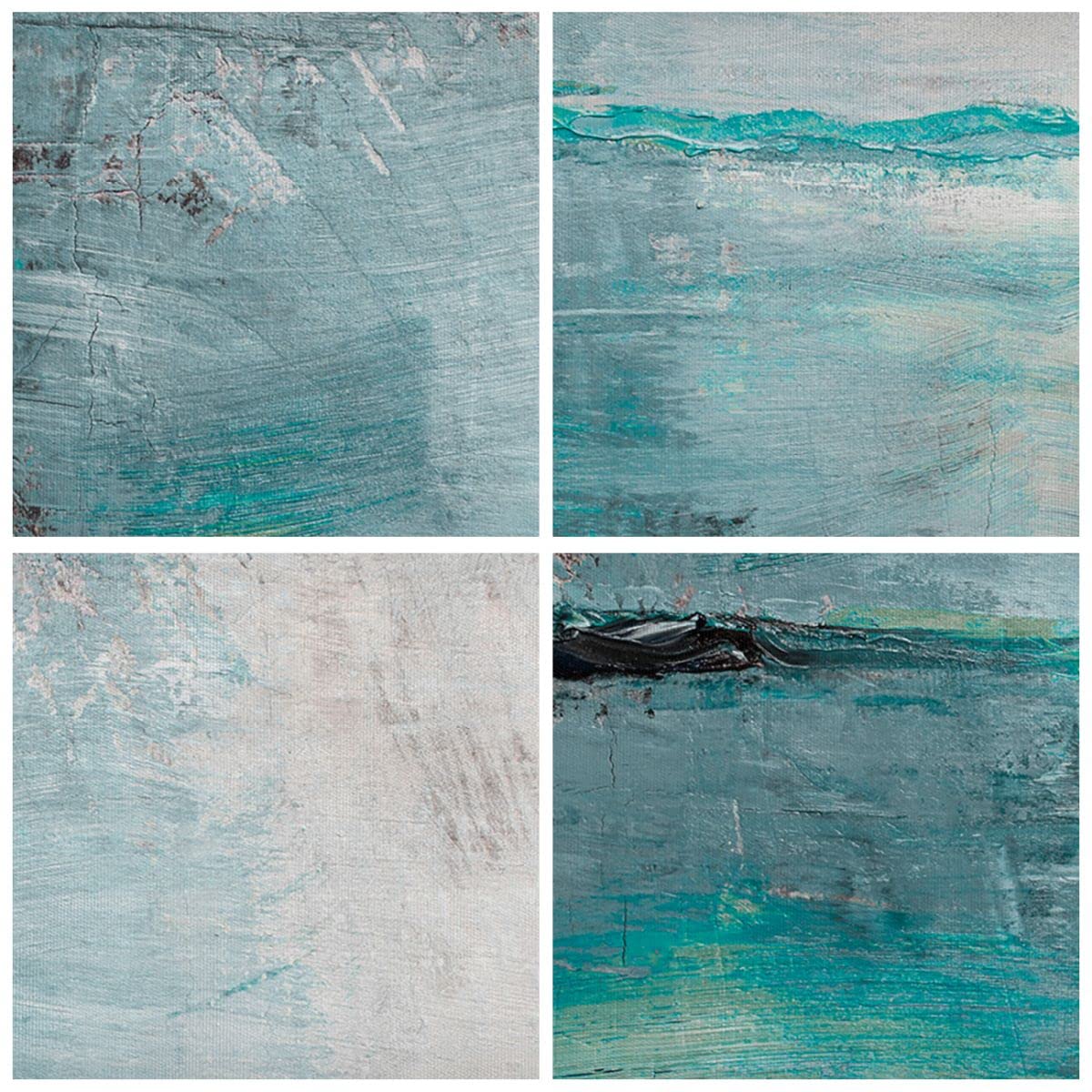 Cuadro sobre Lienzo 50x70 cm Moderno Vertical Abstracto Pastel - 3591 | Abstracción Moderno Cuadro Decorativo Arte mural Decoración del Hogar Salón Dormitorio Cocina sobre Lienzo Cuadros de Pared