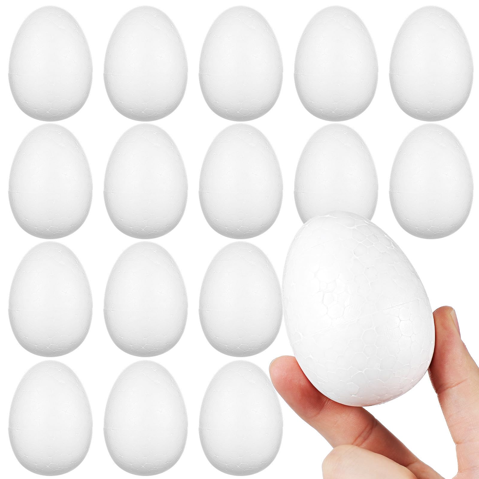 Œufs en mousse pour loisirs créatifs de Pâques, faciles à peindre en famille