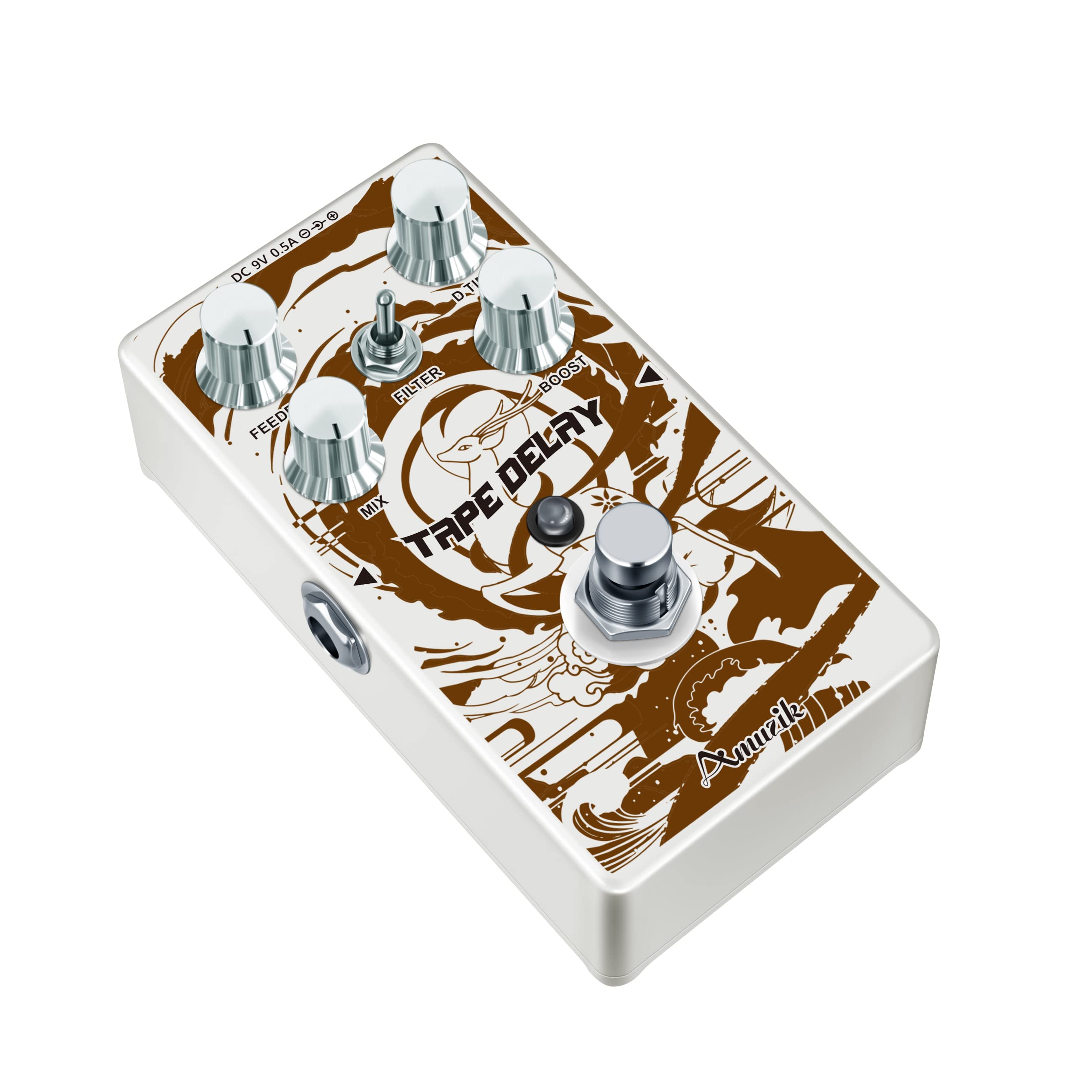 Amazon.com: Amuzik Delay Guitar Effects Pedal Analog Wide Range