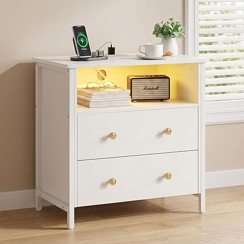 27 Inch Wide Night Stand, Large Wood Night Stand with
