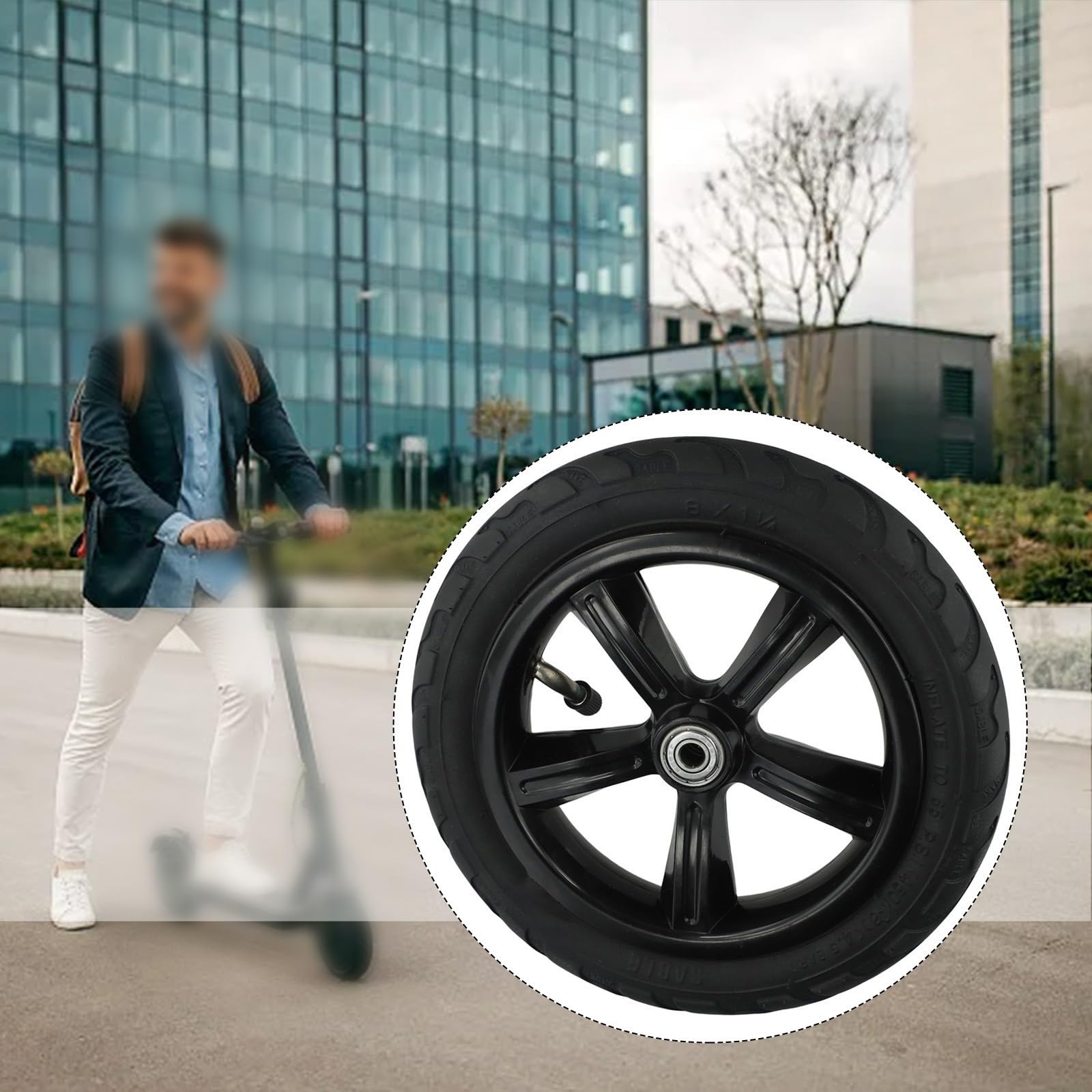 Kingsea Innenschlauch 25,4 X 7,6 Cm Für Elektroroller & Mini-Bikes – 45° Luftdüse, Butylkautschuk