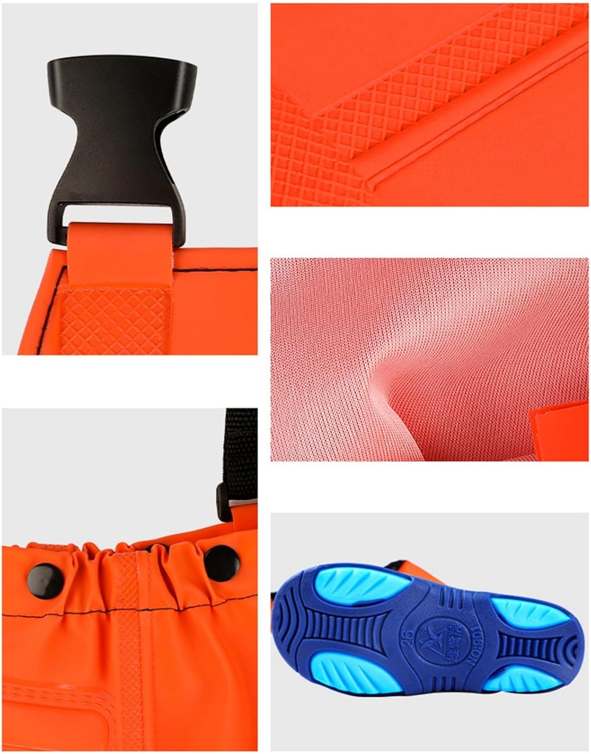 子供 キッズ ウェーダー スーツ 長靴一体 胴長 長靴 防水 チェストラジアルウェダー お砂場着 遊び着 防水ズボン 防撥 防風 防