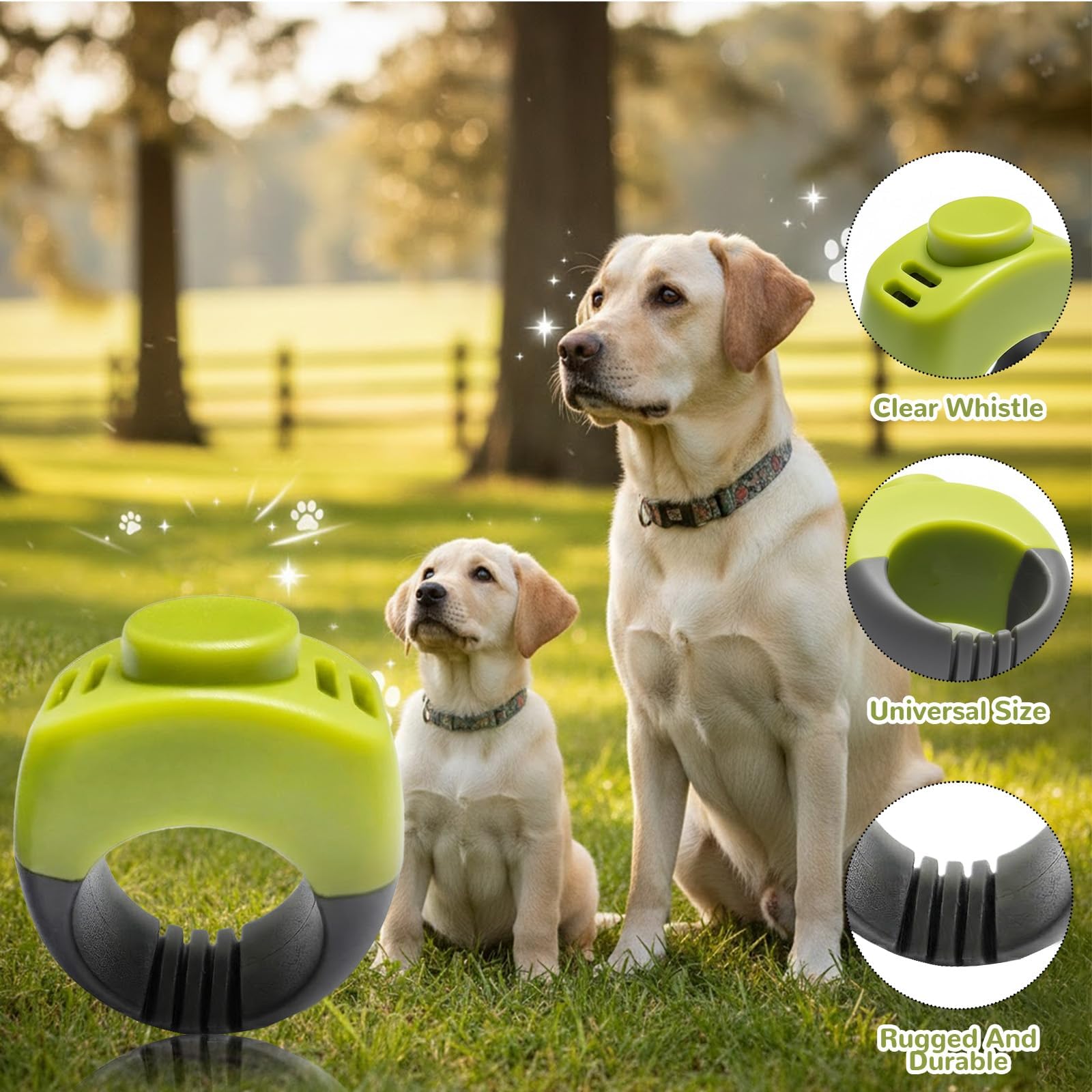 Confezione 4 Clicker per Dita per Cani (19mm/21mm), Pratico Clicker per Addestramento Cane Clicker Cat Clicker Dog per Addestramento di Cani, Gatti E Cavalli, Addestramento al Richiamo