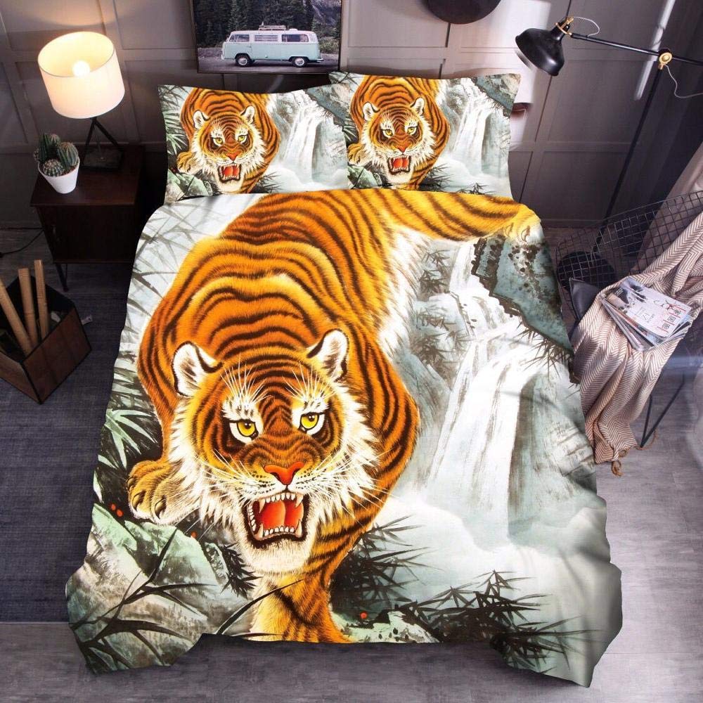 Parure de lit tigre 3D pour transformer l'ambiance d'une chambre d'ado