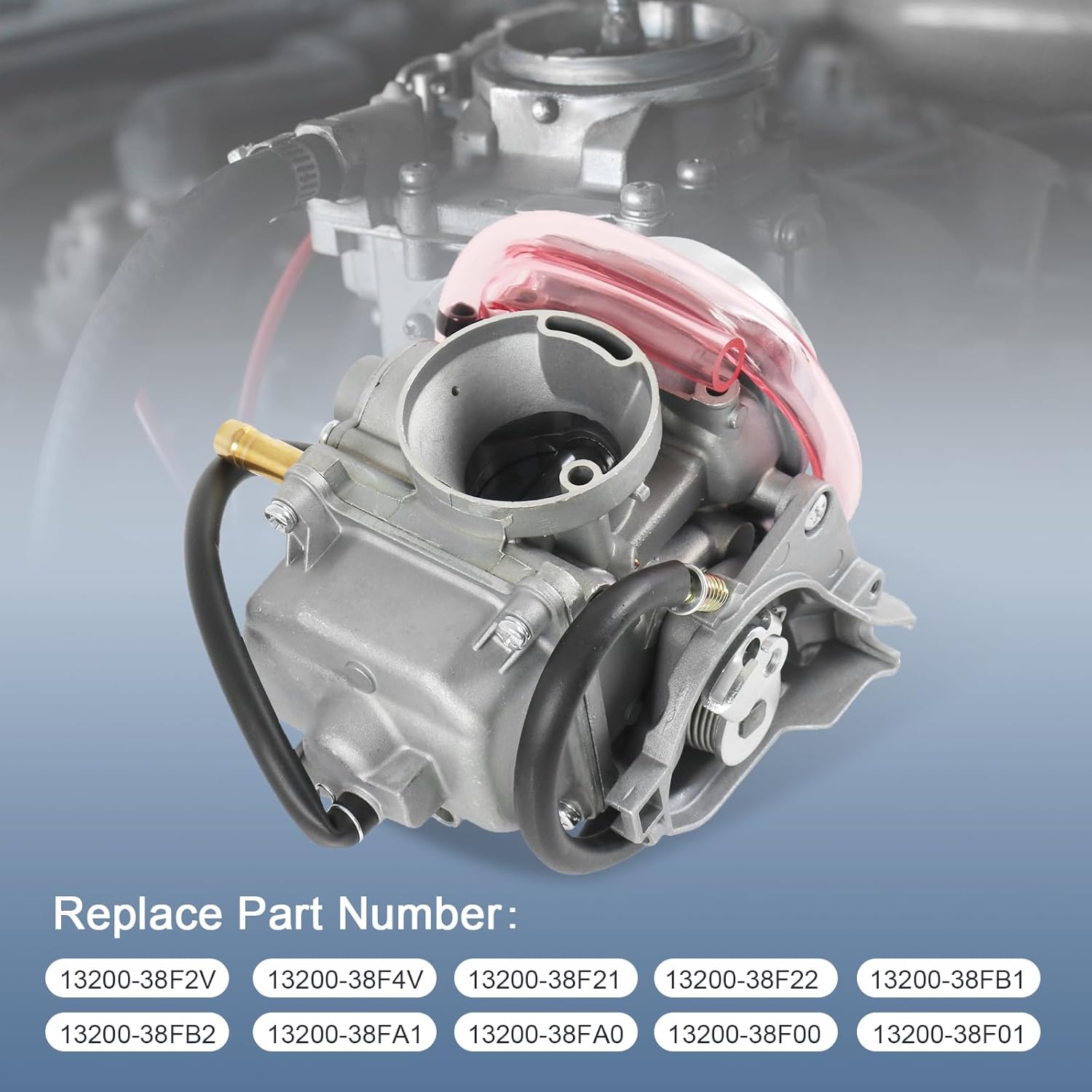Carburetor Replacement For Suzuki Eiger 400 LTF400 LTF400F 2X4 4X4 2002-2007, Include Oil Filter Air Filter