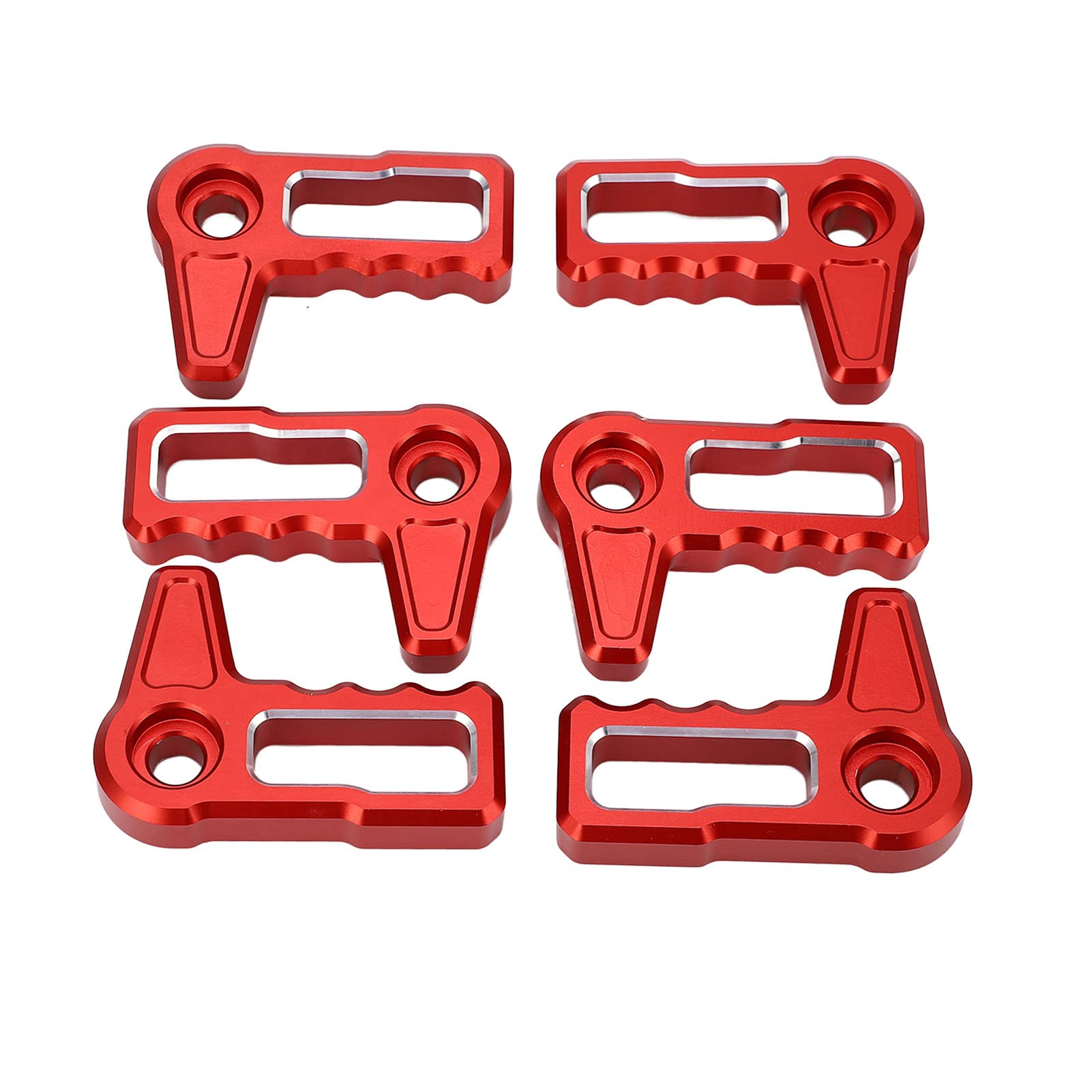 6PCs Hardtop-Dachentfernungsschaltergriff Ersatz für für Wrangler JL JLU Gladiator JT 4xe Schwarzer Schaltergriff Hardtop-Dachentfernungsschaltergriff L für Geformtes Dach