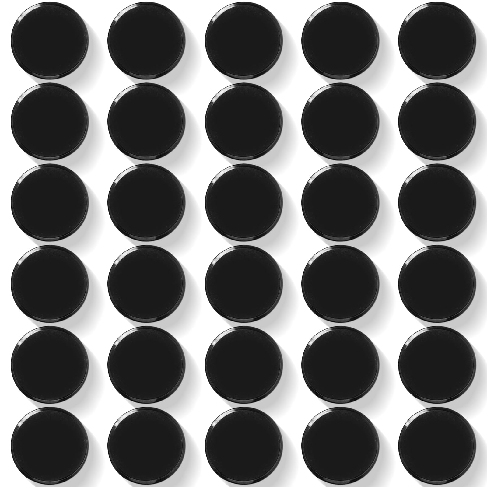 QOJOPU Fridge Magnets, 30 Pack Strong Small Heavy Duty Magnets, Decorative Mini Cute Round Refrigerator Magnets for Whiteboard, Crafts, Fridge, Locker
