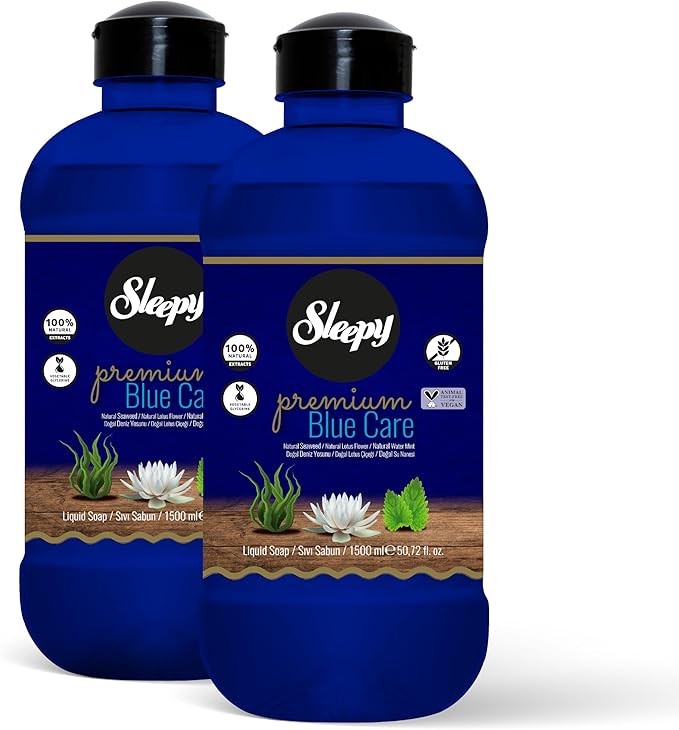 Sleepy Premium Blue Care Serisi Sıvı Sabun 2×1500 ml