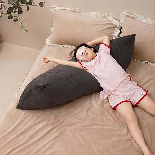 Miniatura 11 de TELUS 2 Pack Zippered Velvet Standard Pillowcases, Super Soft and Cozy Luxury Fuzzy Flannel Pillow Cases with Zipper, 20x26 Inches, Light Blue