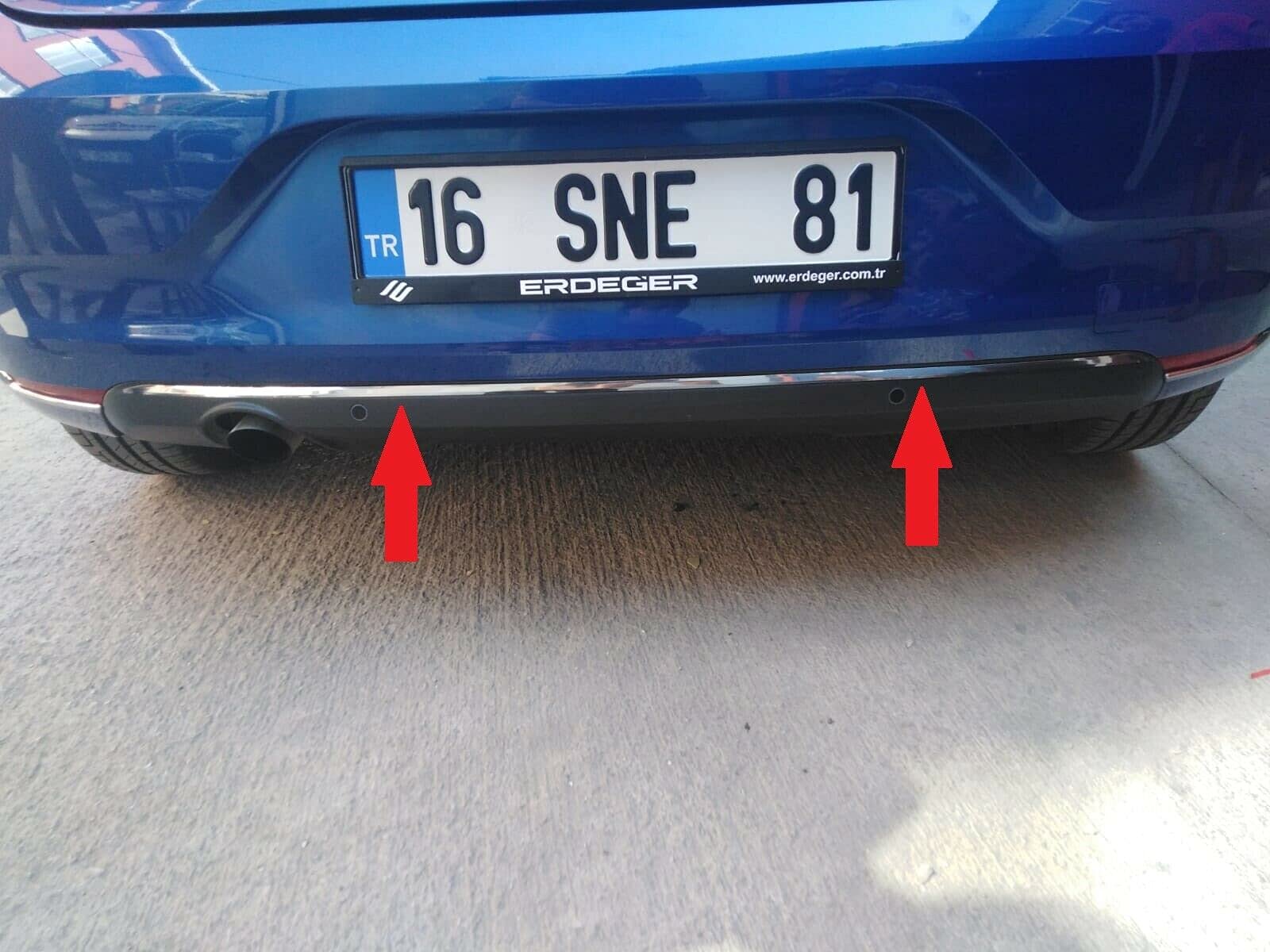 Boa Line Auto- Bande de pare-chocs arrière chromée, en acier inoxydable, 1 pièce, compatible avec Renault Clio V HB 2019 et plus