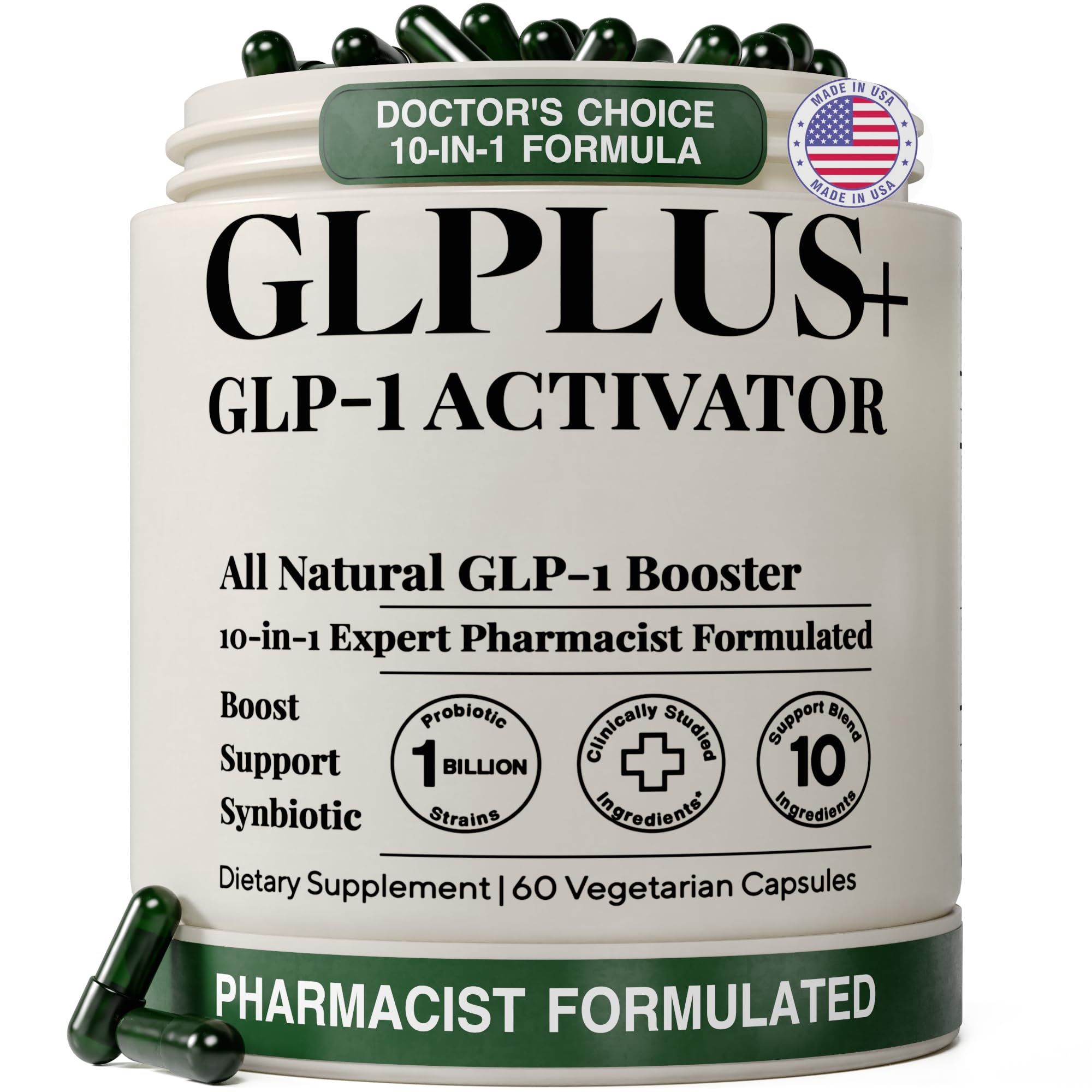 GLP-1 Supplement for Weight Management & Appetite Suppressant, 60ct GLP-Activate