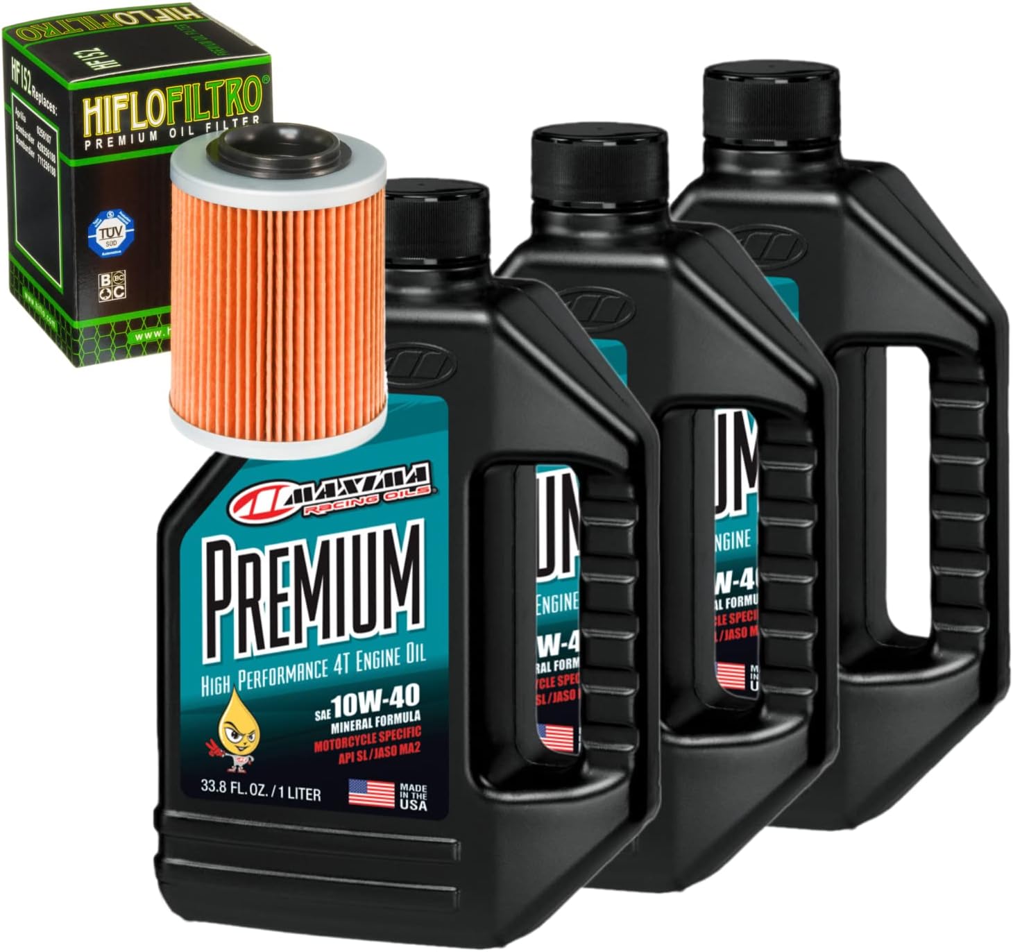 Kit de cambio de aceite para Can-Am 2014 Outlander Max 650 IRS Premium 4 10W-40