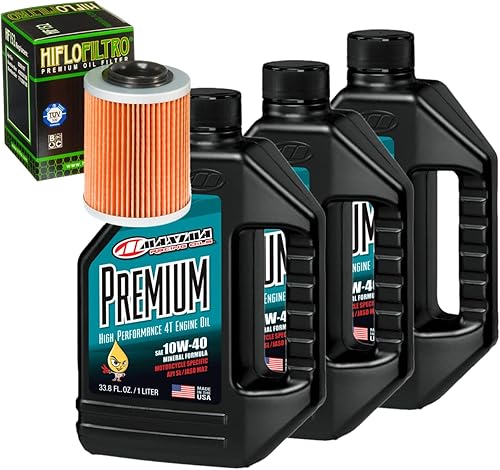 Kit de cambio de aceite para Can-Am 2012 Outlander 500 IRS Premium 4 10W-40
