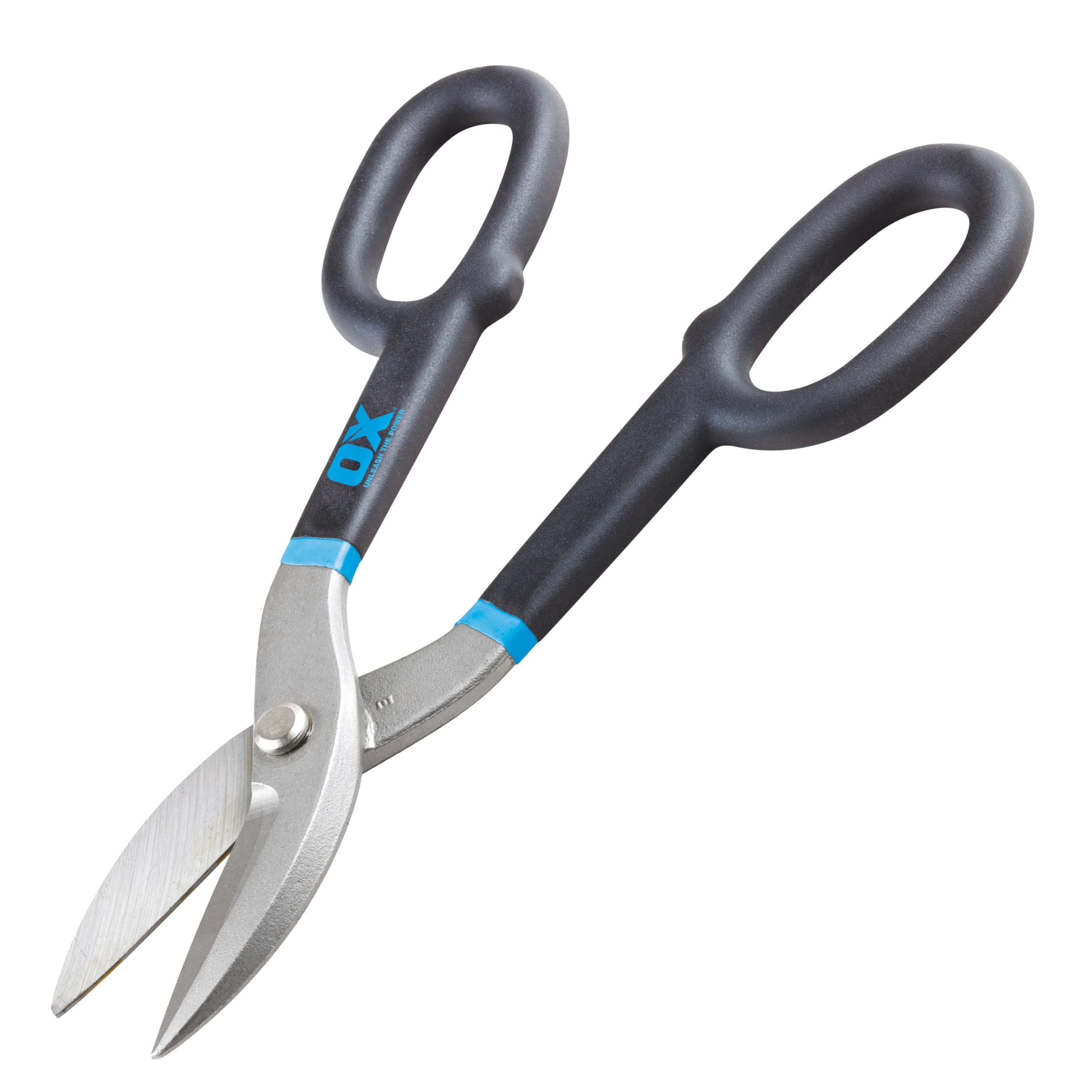 OX-P223010 PRO HARDENED STEEL STRAIGHT TIN SNIPS BAND CUTTERS 10"" 250MM P223010