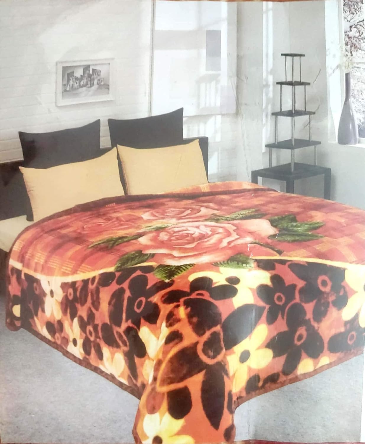 Buy Raymond Home Abstract Mink Blanket for Heavy Winter, Double