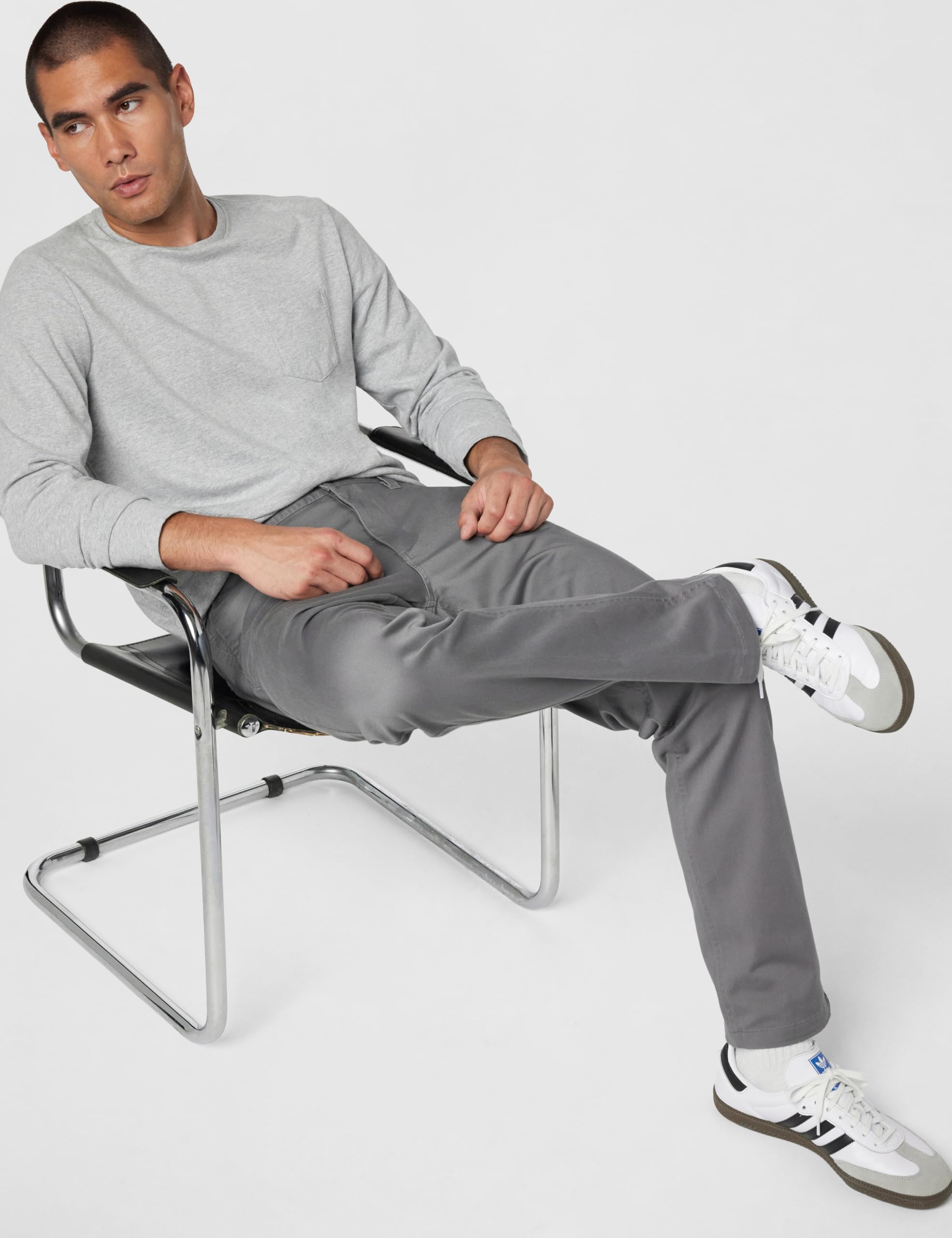 RVCA Straight Fit Stretch Chino Pant Pantalones para Hombre