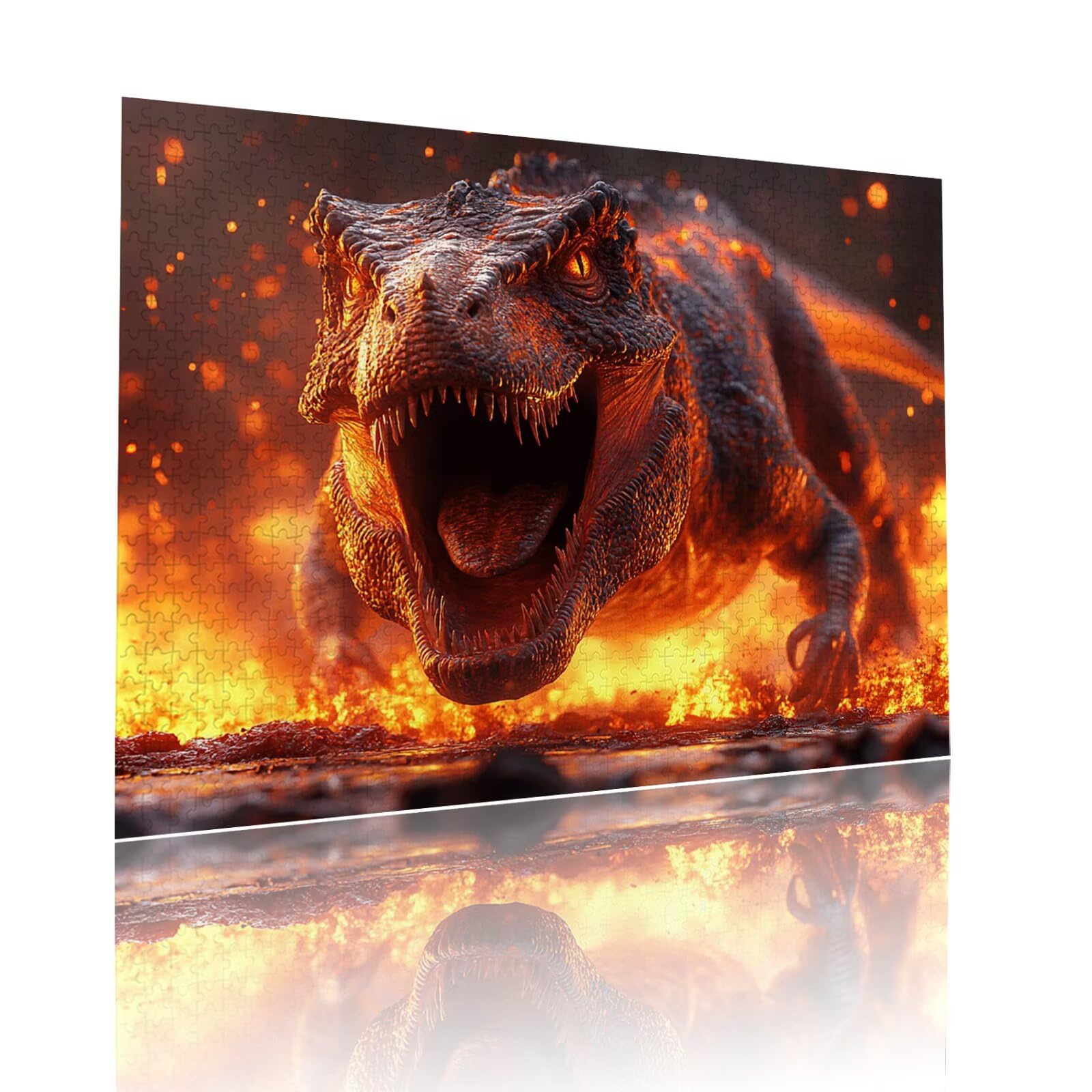 Puzzle Erwachsene 5000 Teile Dinosaurier Tier Educa Jigsaw für Kinder ab 8 Jahren Mädchen Jungen, Erwachsene Impossible Klassische Puzzles Schwer, Anspruchsvoll Spielspaß, Geschenke 105x156cm t-408
