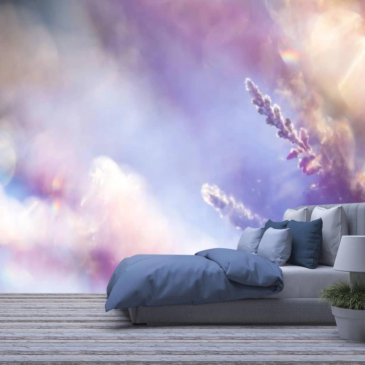 Fresque murale fleurs HD papier peint 3D étanche de haute qualité salon