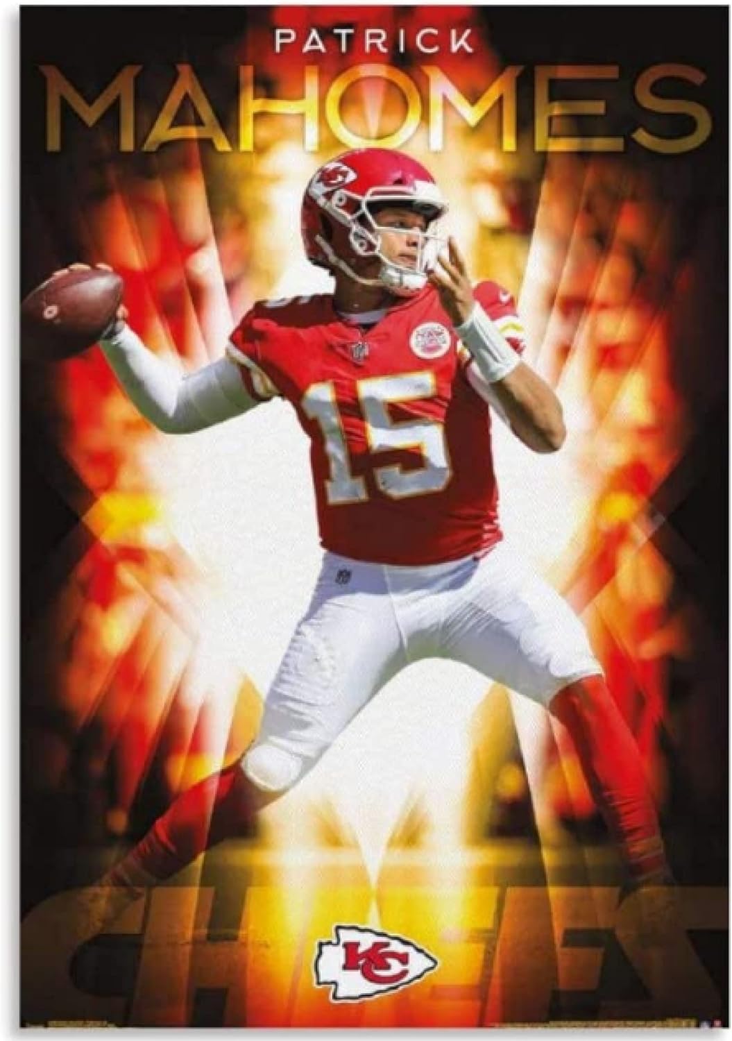 JYSHC Jigsaw Puzzle 1000 Piezas Patrick Mahomes Carteles De Madera Juguetes para Adultos Juego De Descompresión Gt915Cx