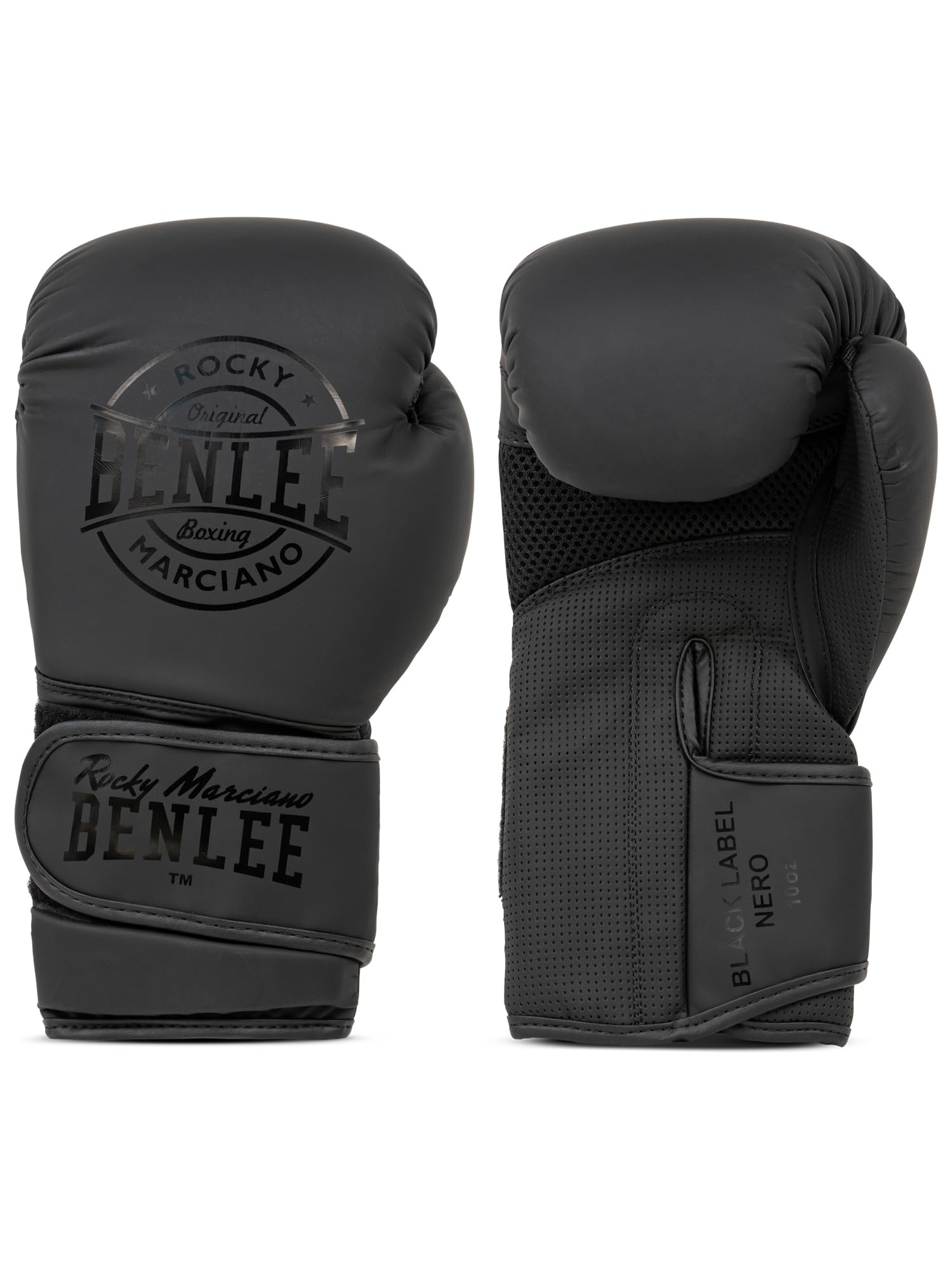 BENLEE Boxhandschuhe aus Kunstleder Nero