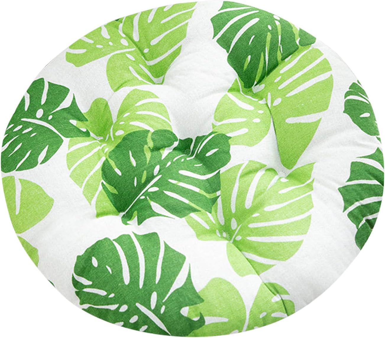 SUCADA Chair Cushions for Office Chairs 16In Kitchen Cushions Green Chair Mat Round Round Cotton for Computer Office Cushions for Office,Dining,Home,Kitchen,Garden Patio Office Accessories Home Decor