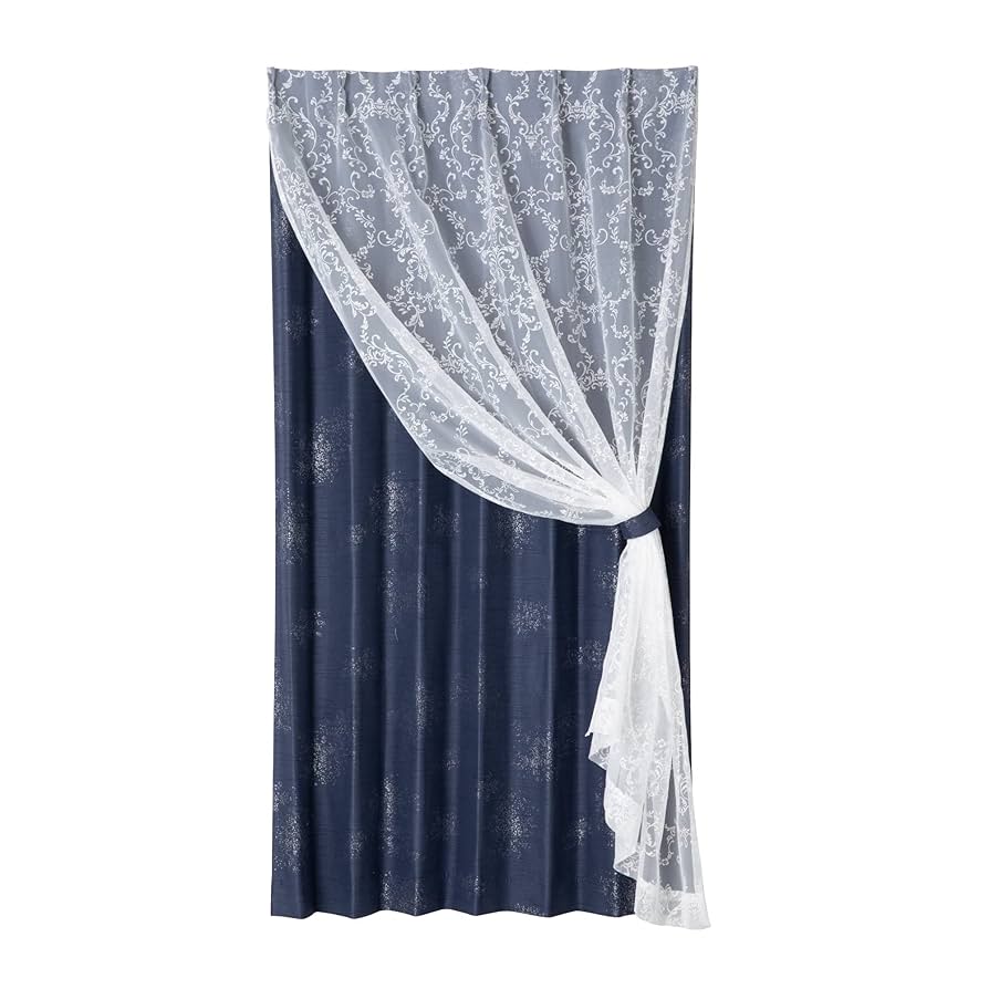 フランフラン　ブリス×ルシーラ ダブルカーテン H2000×W1000 Amazon｜Francfranc フランフラン ブリス×ルシーラ ダブル