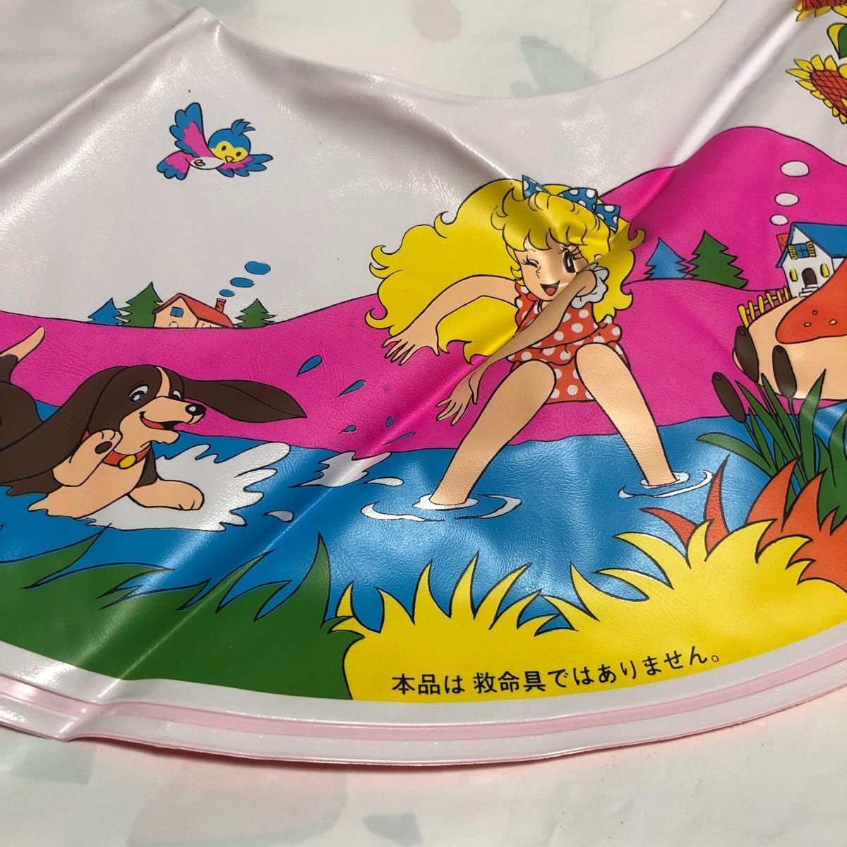 Amazon | 昭和レトロ 昔懐かしい プティ アンジェ 浮き輪 オレンジ