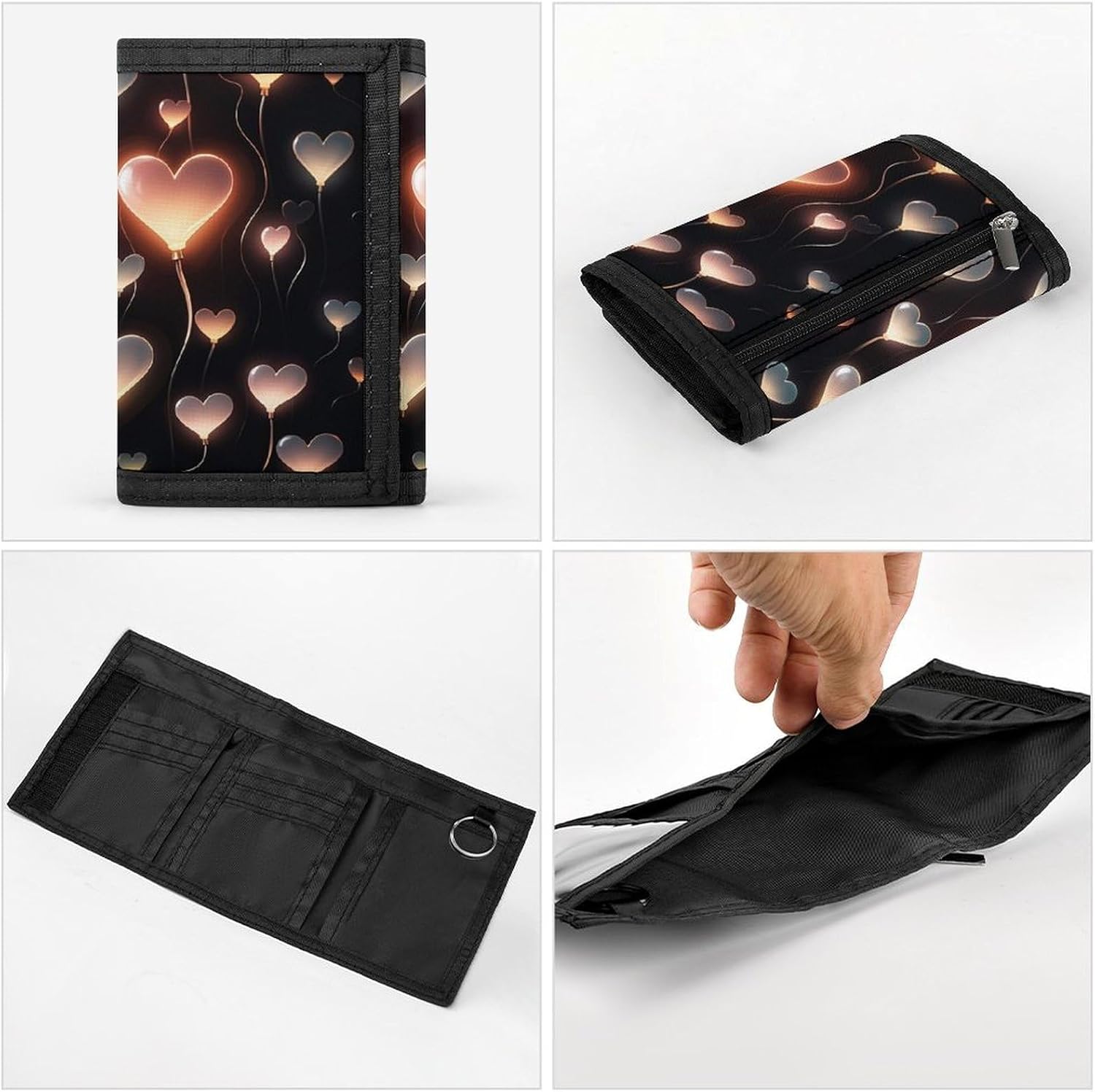 Stylish Trifold Wallet Slim Minimalist Front Pocket Cards Purse image 5