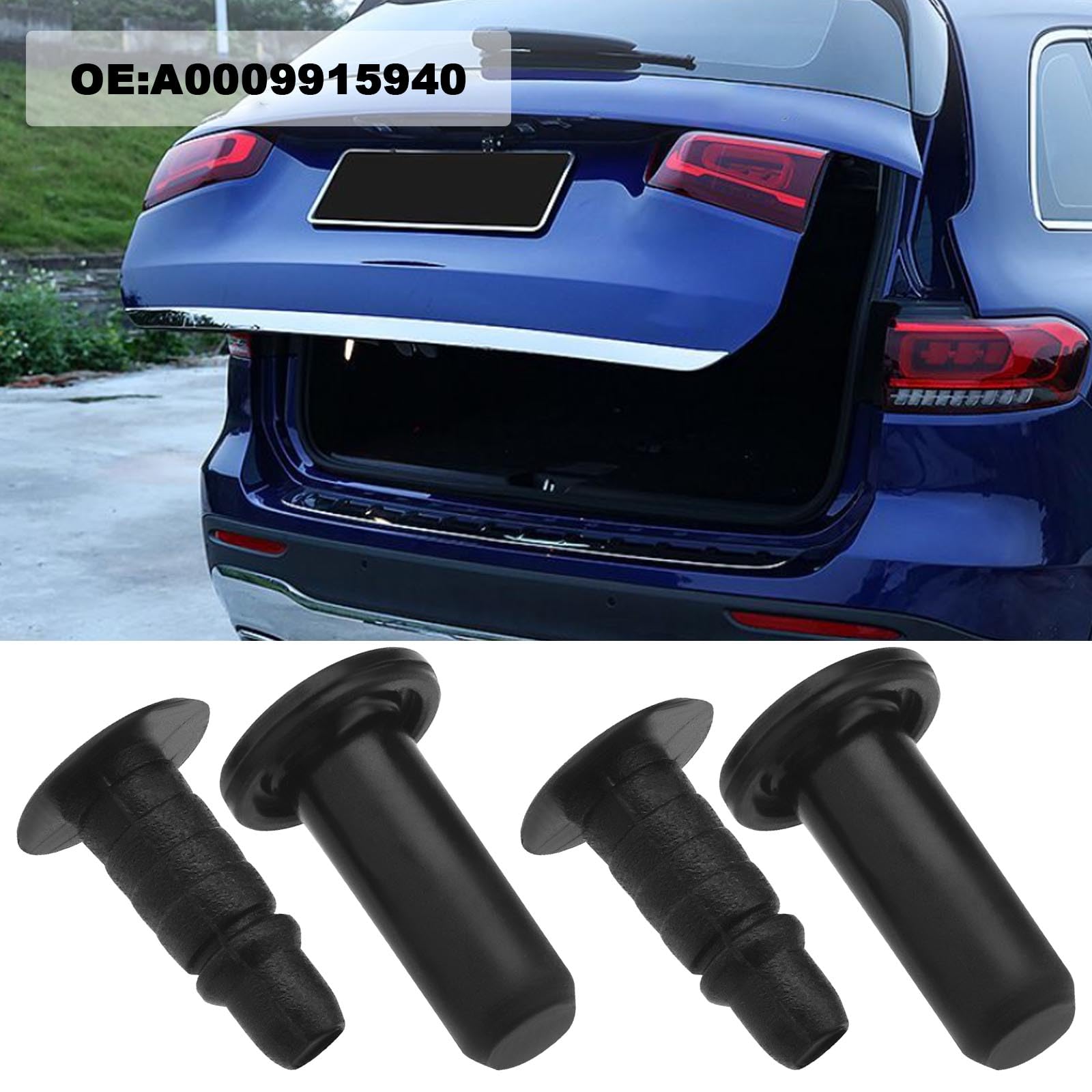 20 Pezzi Clip per Rivestimento Cofano Posteriore A0009915940 0009915940 Compatibile con Mercedes-Benz Classe C SLK/SLC Classe E in Plastica Nylon