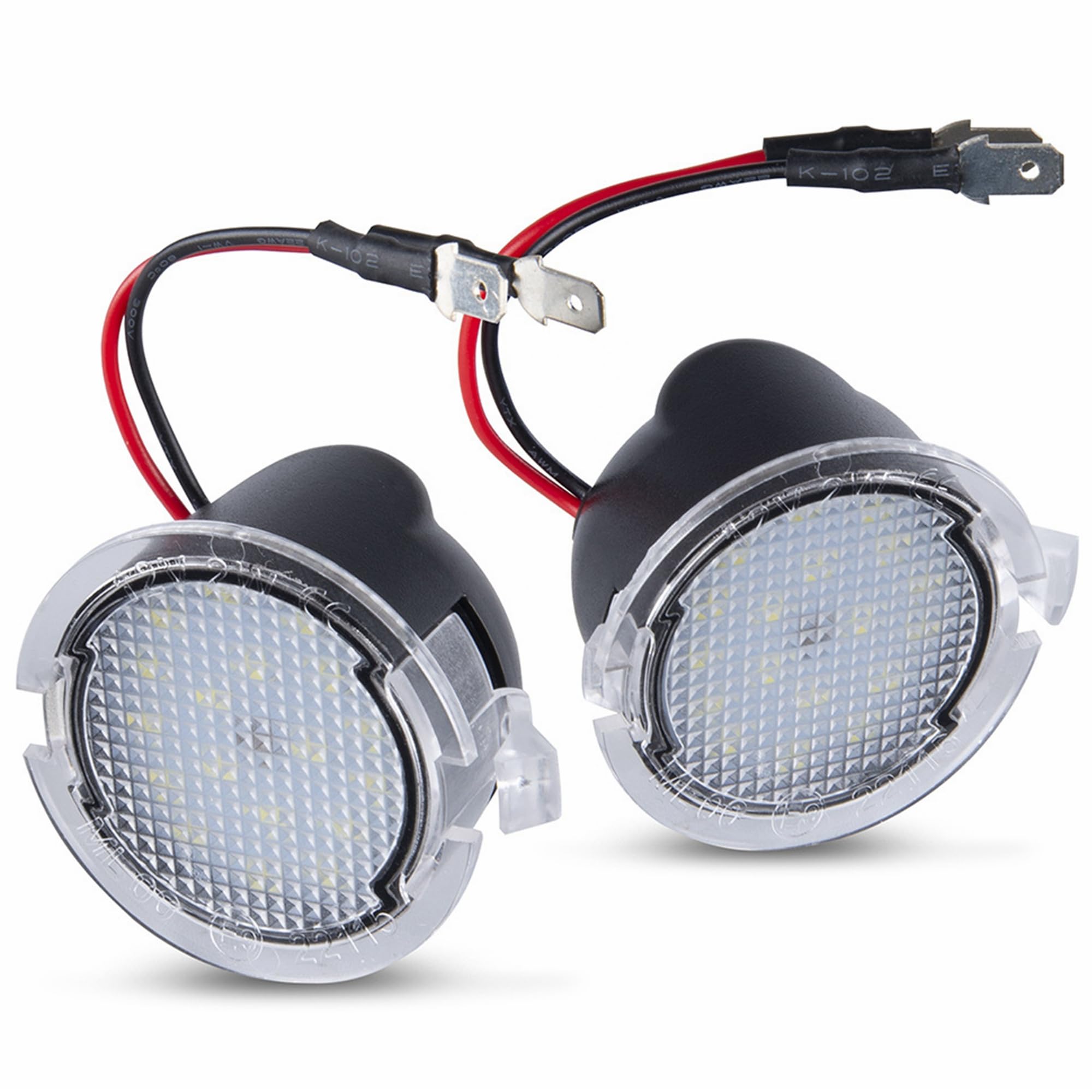 Amazon.com: Yankok LED Side Mirror Puddle Lights 2 Pack Compatible