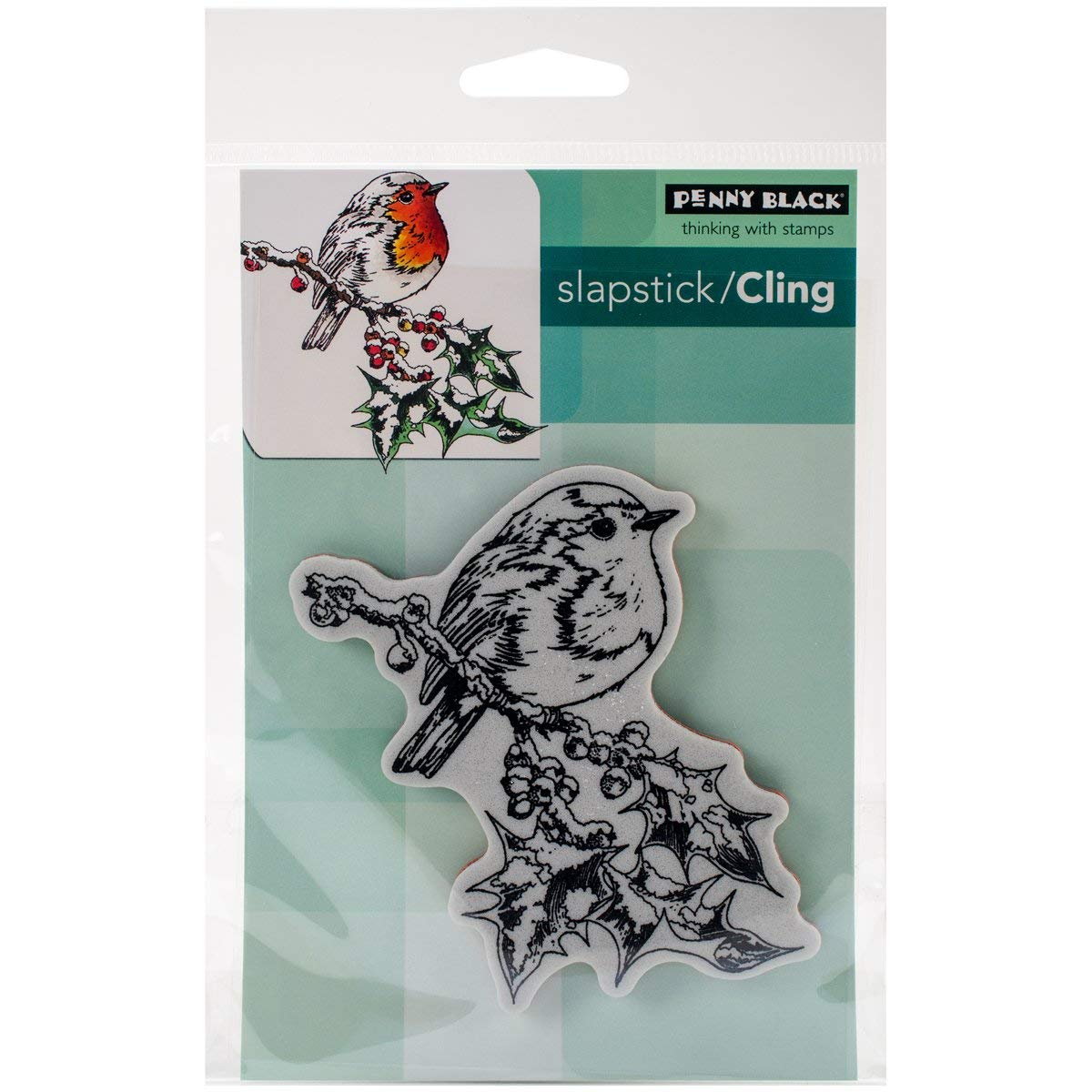 Penny Black Black Penny Cling Stamps 5"X7"-Overjoyed