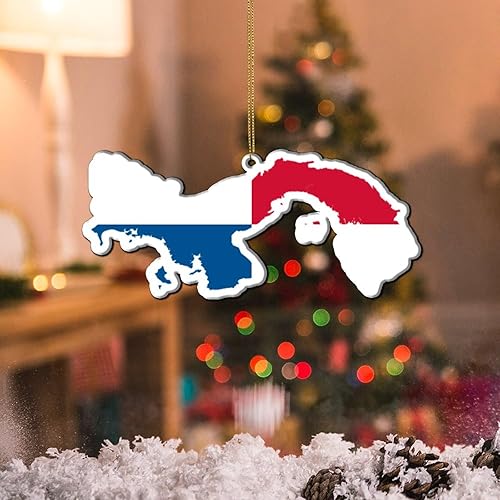 Miniatura 9 de WoGuangis Adorno  Rwanda Contorno Bandera de País Adorno de Navidad Adornos de Ruanda Decoraciones de Navidad Patriótico Nacional Simbólico Recuerdo