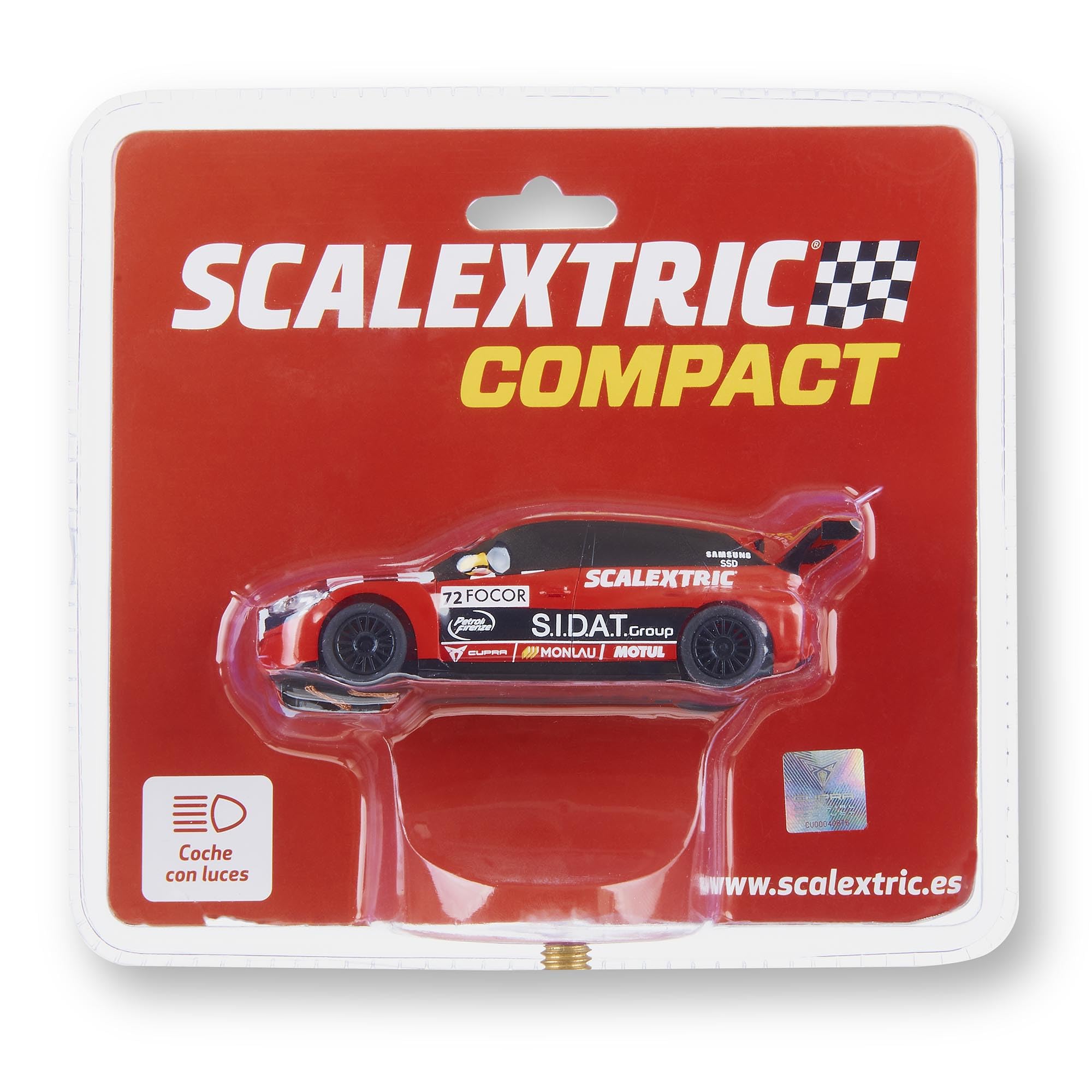 SCALEXTRIC - Veicolo da Corsa Compact - Slot Car - Scala 1:43 (Cupra Leon Competizione - Girolami)