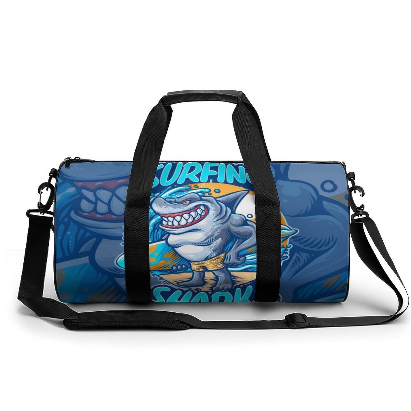 Sac de voyage requin surfant le duffel bag idéal pour votre week-end - 8