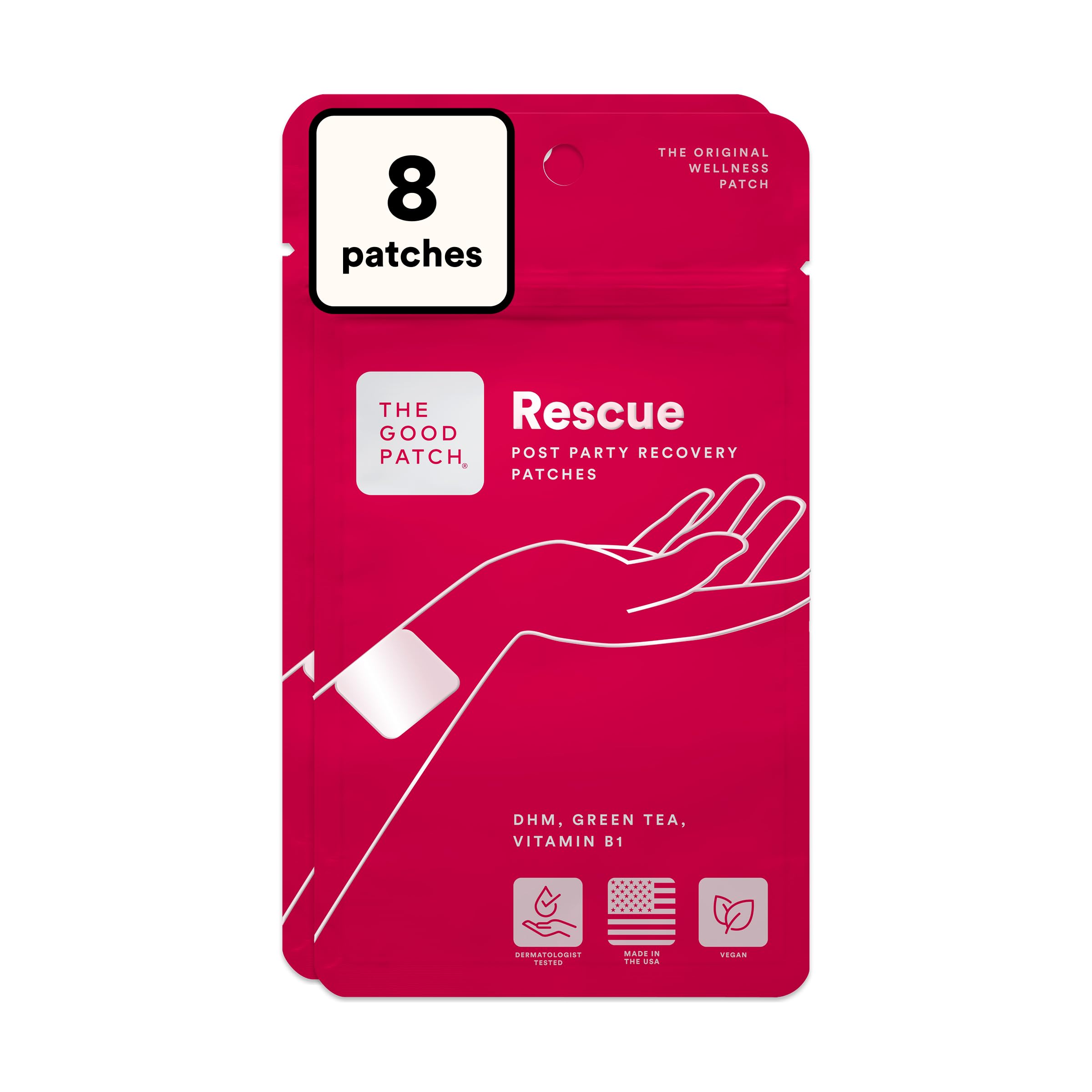 The Good Patch Rescue Recovery Patch (8 Total Patches) 1 Count (Pack of 8) Rescue